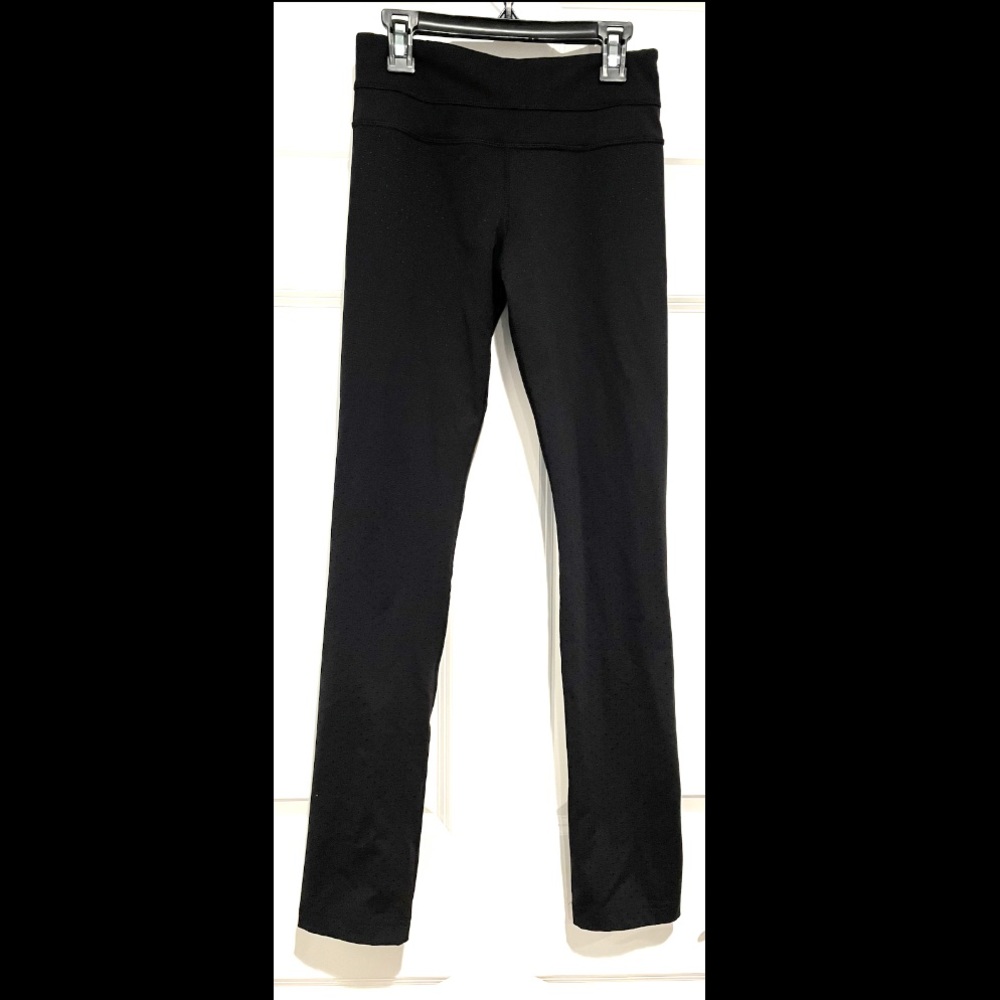 Lululemon Wunder Groove Pant Shine Dot Black Sz 2
